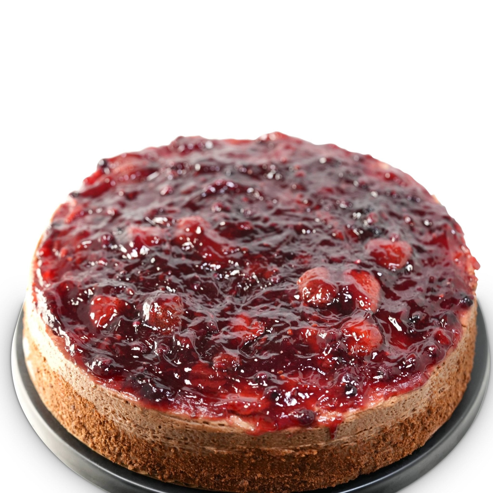 Andy Anand Sugar Free Chocolate Wildberry Mousse Cake (3 lbs) - Enjoy the amazing taste of a classic Chocolate Mousse cake without the sugar! Perfect for guilt-free celebrations