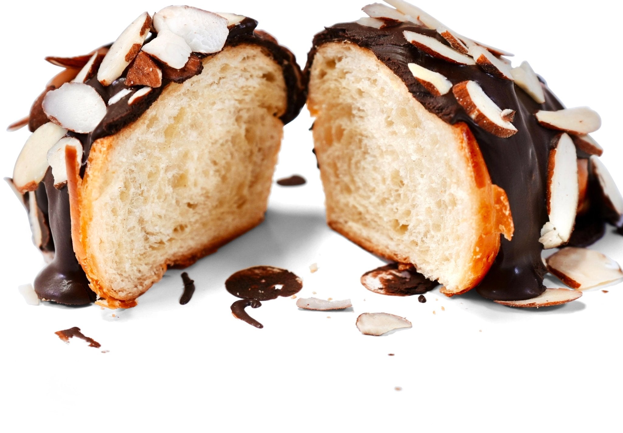Andy Anand Sugar Free Dark Chocolate Almond Croissants Cake, 10 Pcs Handcrafted Guilt-Free Treats 2 lbs