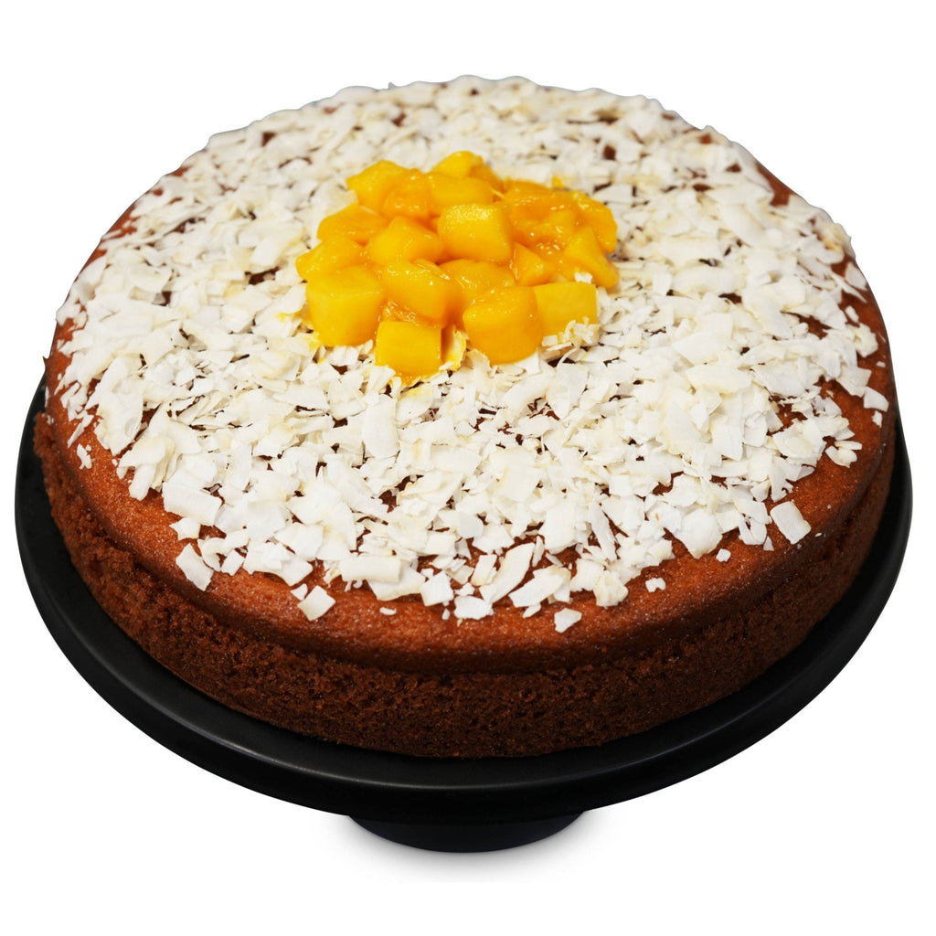 ANDY ANAND CHOCOLATIER Sugar Free Mango Coconut Cake, Enjoy the Amazing Taste of a Classic Cake Without the Sugar, Dunked in Fresh Mango Puree, Traditional Recipe and Perfect for Guilt Free Celebrations (2.5 lb)
