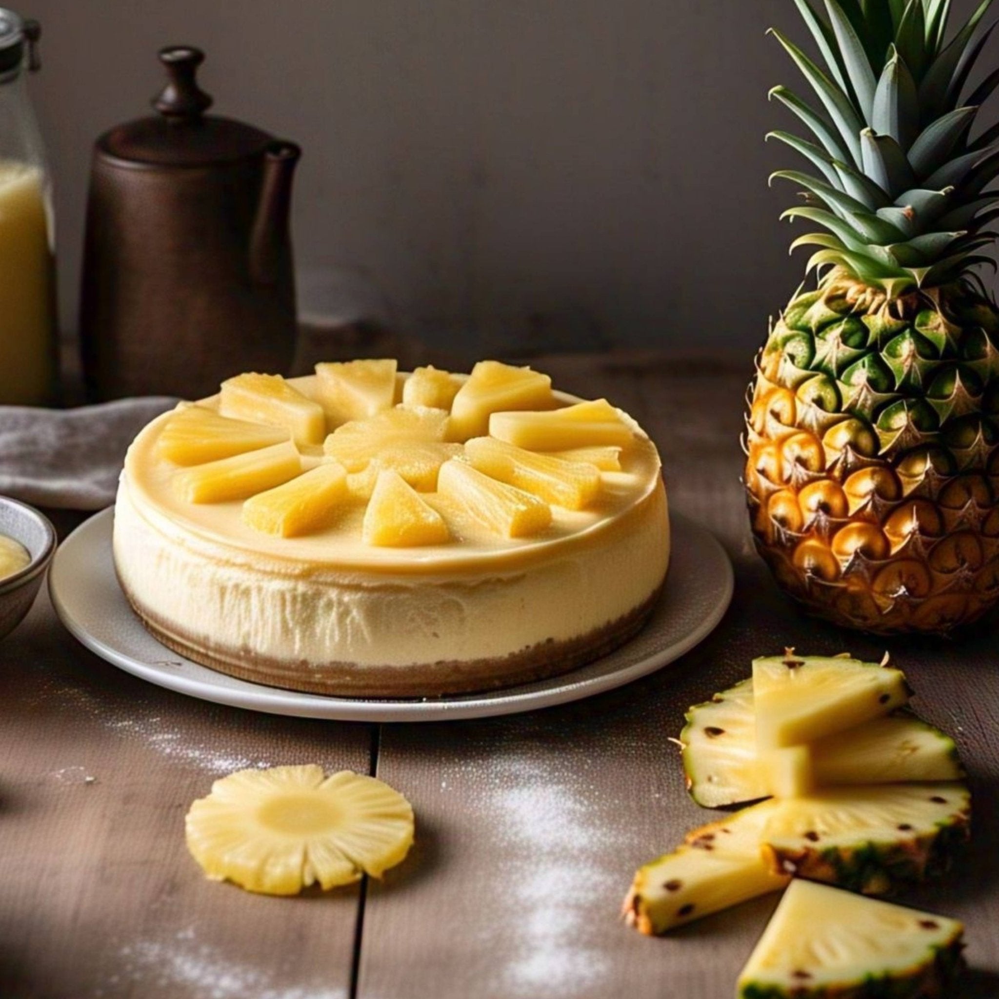 Andy Anand Tres Leche Cake Sugar Free Pineapple Celebration Dessert 2.5 lbs