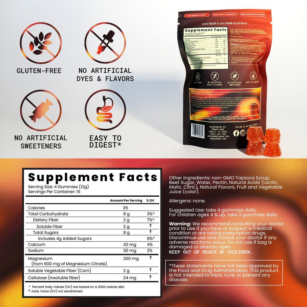 Fiber and Magnesium Gummies - Vitamins & Supplements image