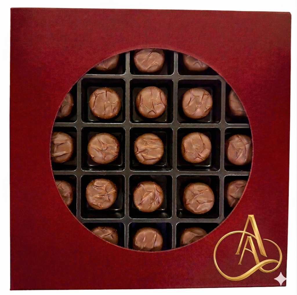 Andy Anand Sugar Free Vanilla Butter Cream Chocolate 25 pcs "Indulge in Rich Dark Chocolate Delights" Dark Chocolate No Sugar Added - A Delicious and Healthy Option