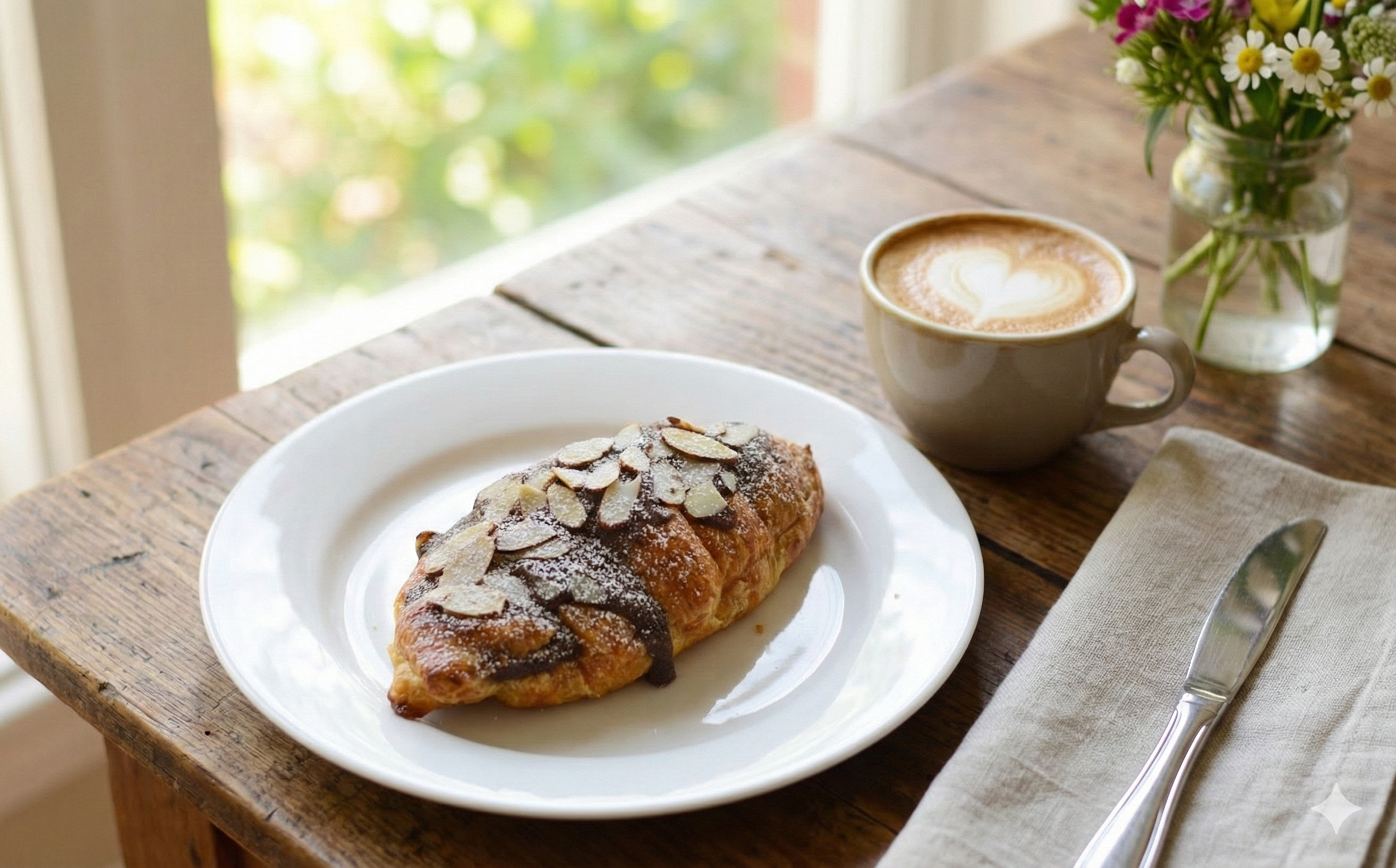 Andy Anand Sugar Free Dark Chocolate Almond Croissants Cake, 10 Pcs Handcrafted Guilt-Free Treats 2 lbs