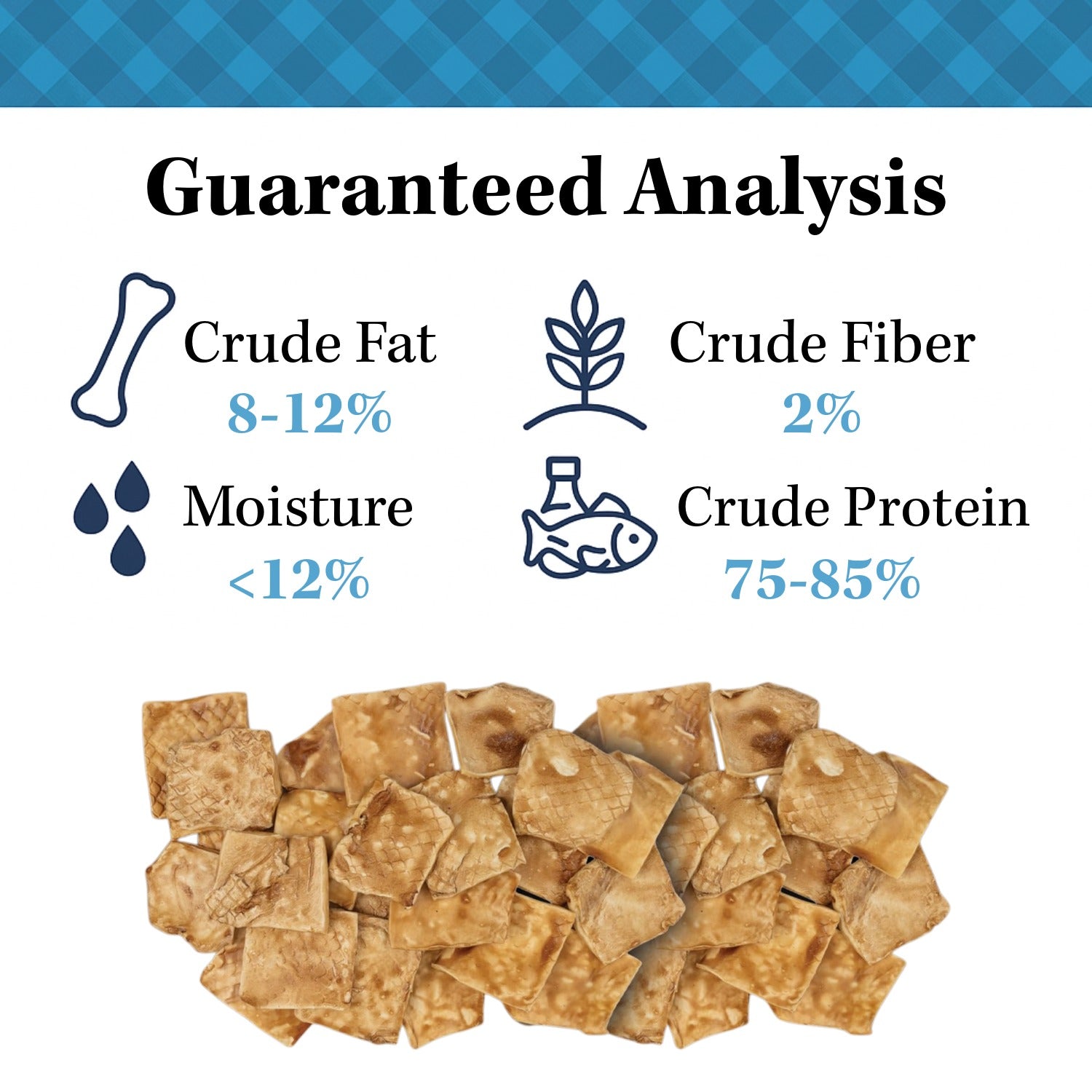 Country Living 4” x 4” Beef Cheek Chip Dog Treats – Chicken Flavor – 5 Count Bag – All-Natural, High-Protein, Long-Lasting Dog Chews