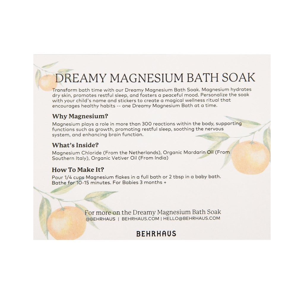 Baby and Kids Dreamy Magnesium Bath Soak - bath image