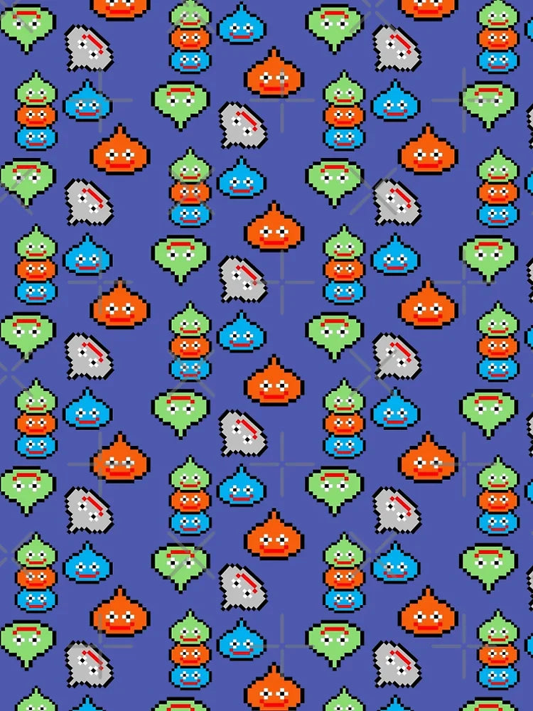 PixelArt Slime Sticker Pack