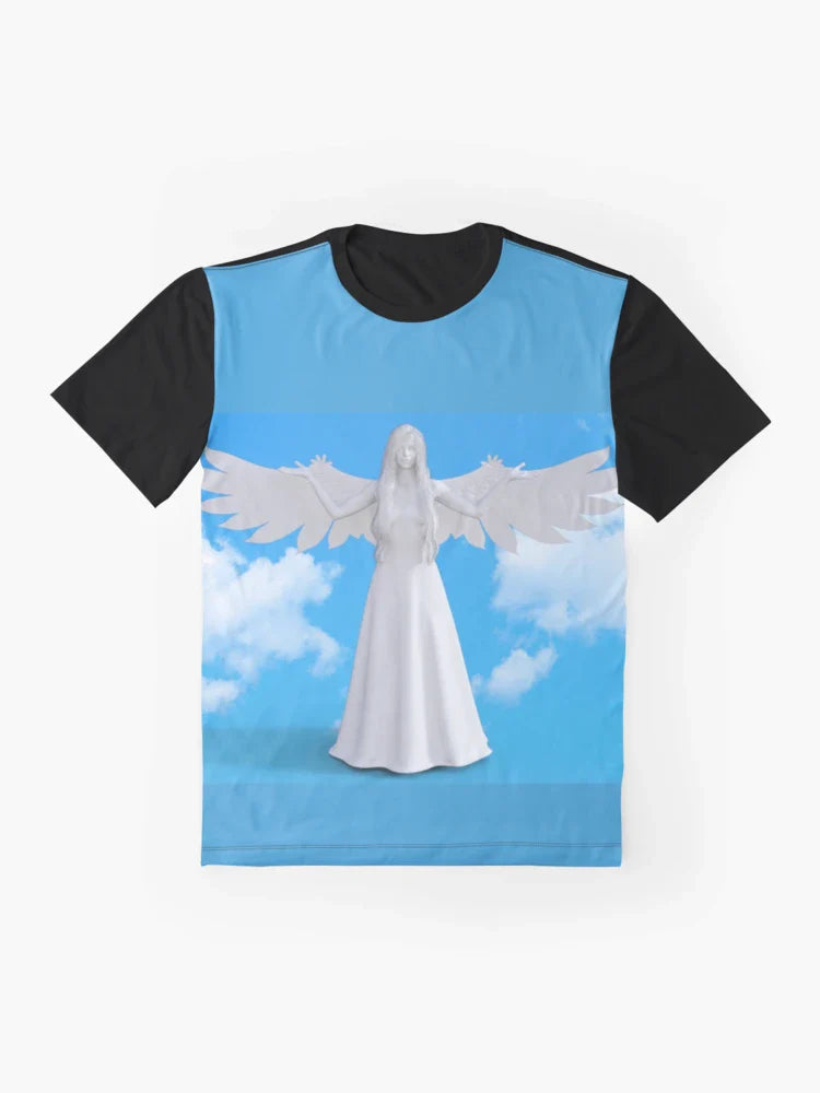 KD's White Angel Statue in the Sky
