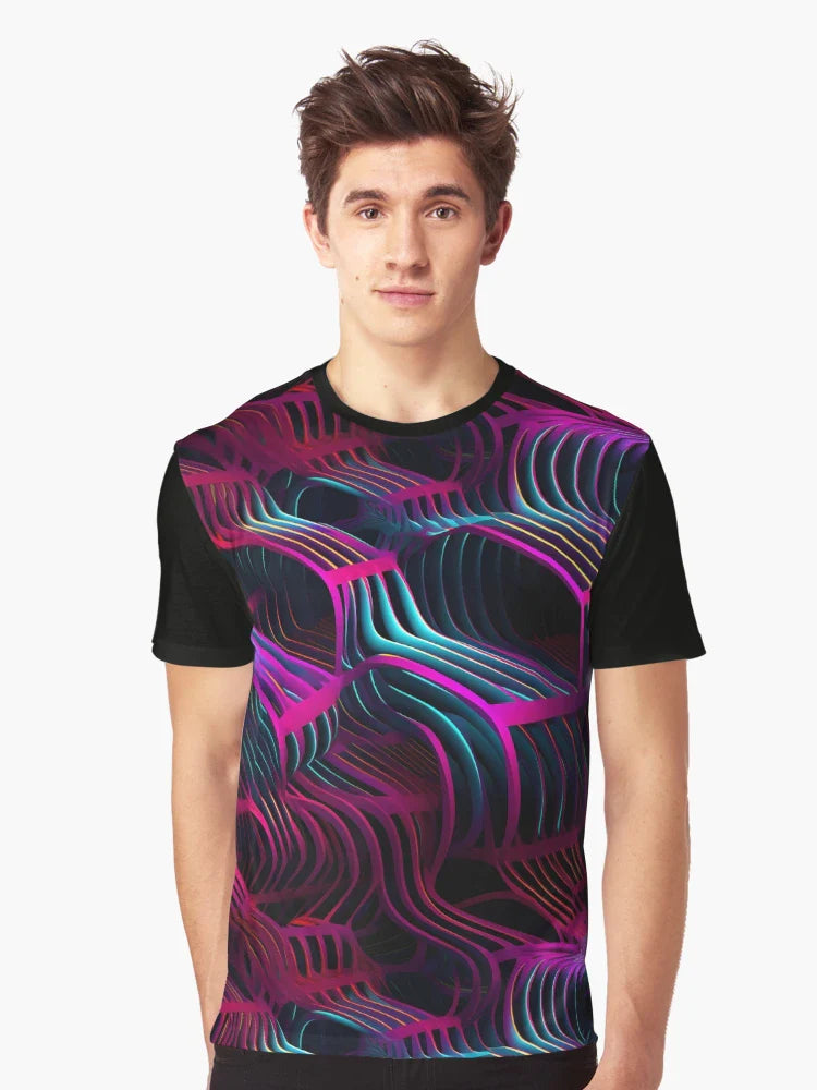 Neon 3D pattern