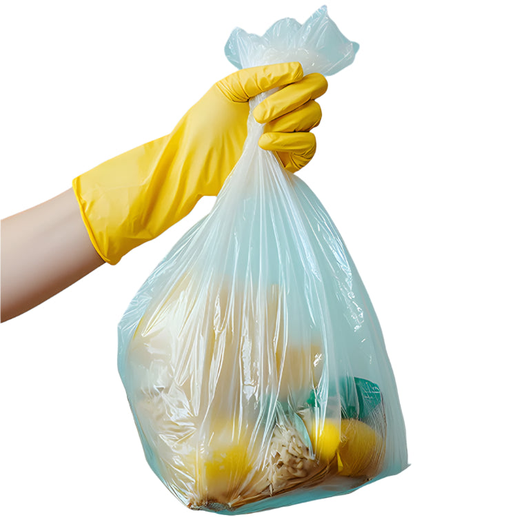 13 Gallon Clear Recycling Trash Bags (12 count)