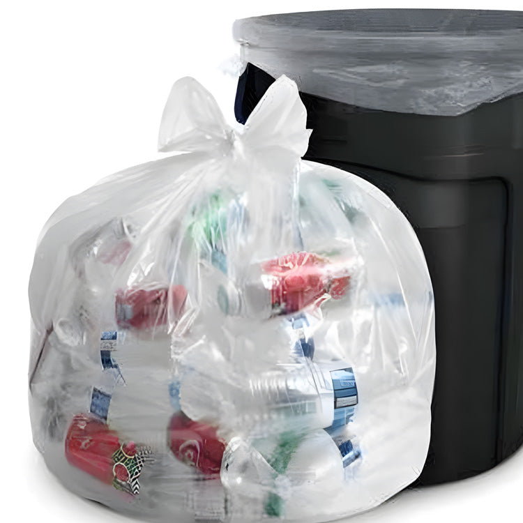 30 Gallon Clear Trash Bags (8 count)