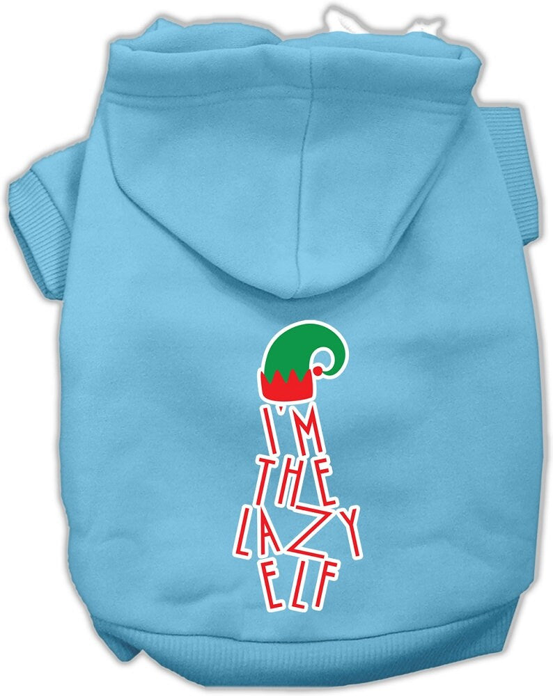 Christmas Pet Hoodie "I'm The Lazy Elf"