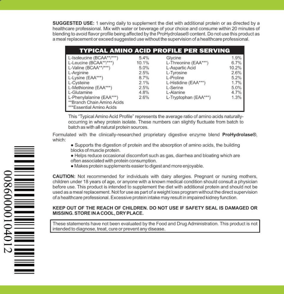 GLP-1 Companion Whey Protein (Vanilla) Low FODMAP, Gut-Gentle Nutrition Support - Digestive Support Supplements image