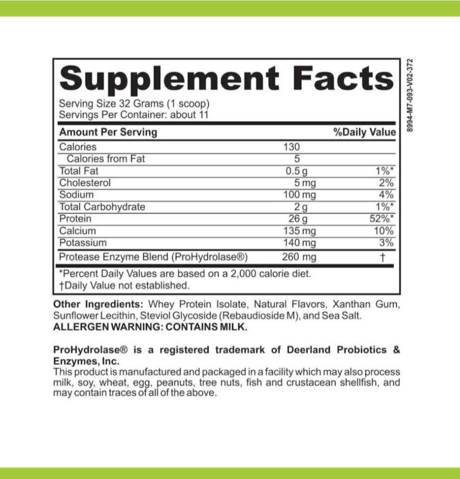 GLP-1 Companion Whey Protein (Vanilla) Low FODMAP, Gut-Gentle Nutrition Support - Digestive Support Supplements image