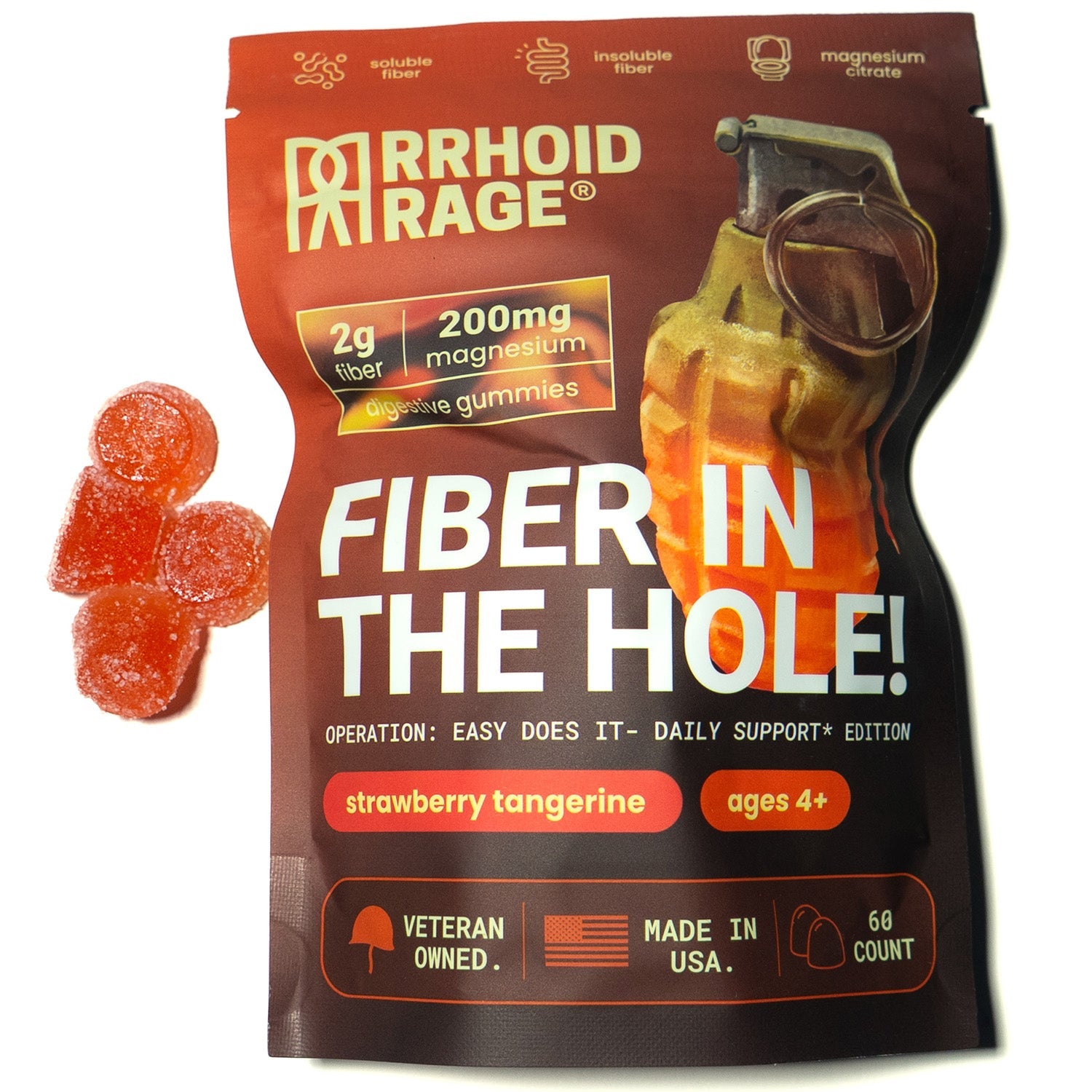 Fiber and Magnesium Gummies - Vitamins & Supplements image