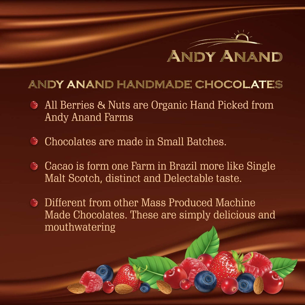 Andy Anand Carob Malt Balls, Tastes like chocolate Amazing-Delicious-Decadent Gift Box, Birthday, Valentine, Christmas Gourmet Food, Mothers Fathers day Anniversary Wedding (1 lbs)