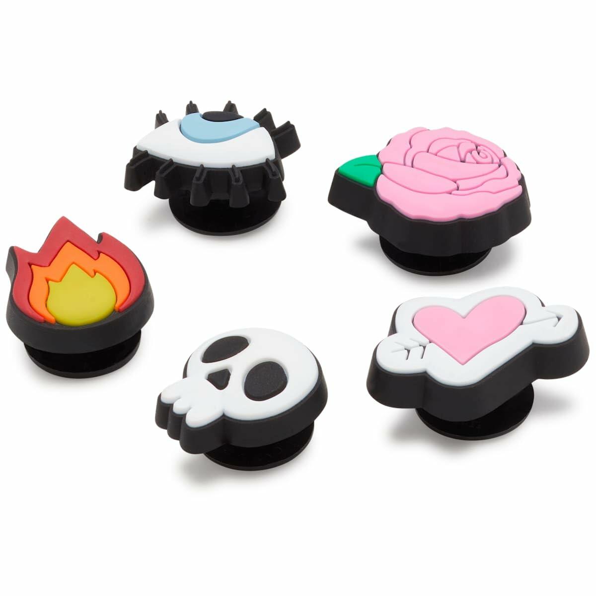 Crocs Jibbitz 5-Pack Small Hand Drawn Symbols Unisex Charms