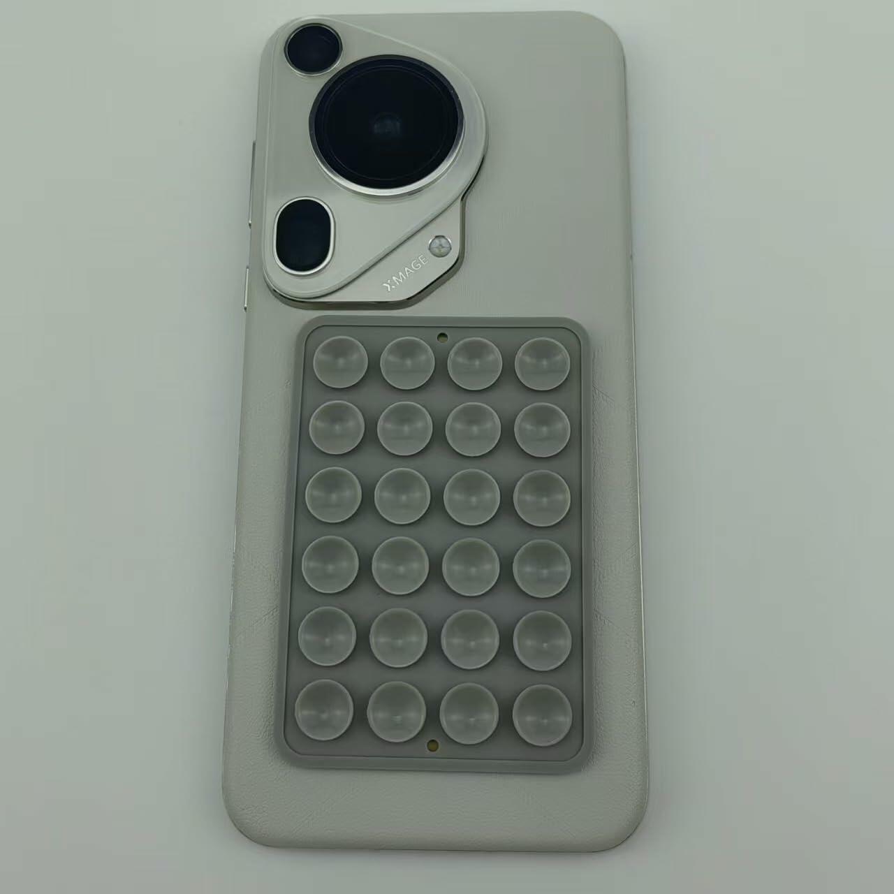 YIGO MASTER Silicone Suction Cups Gray Adhesive Durable Phone Case Holders