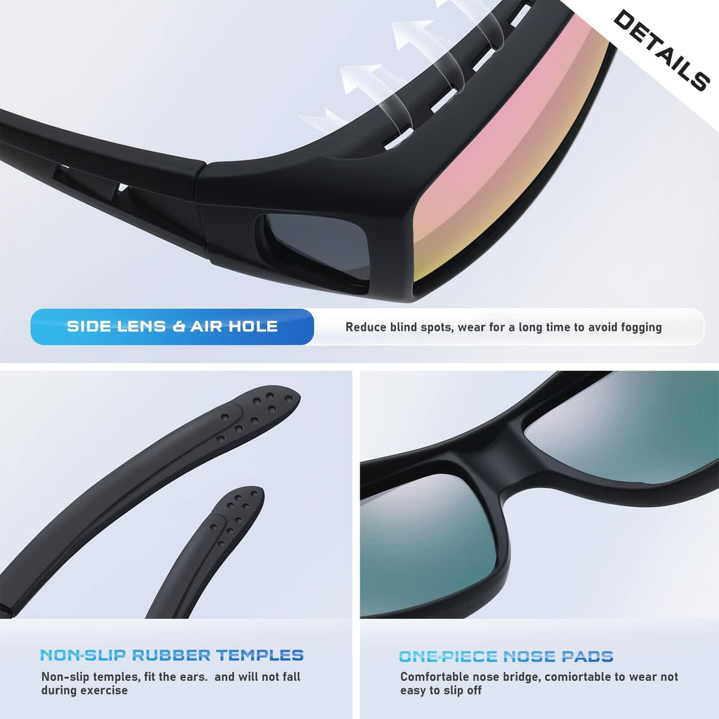 Tnnaiko Aviator Polarized Sunglasses for Men - UV Protection, Stylish