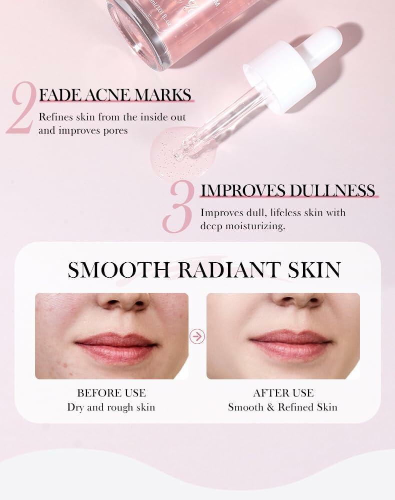 Moika Peach 70 Niacinamide Serum 30ml Hydrating Brightening Face Serum - New