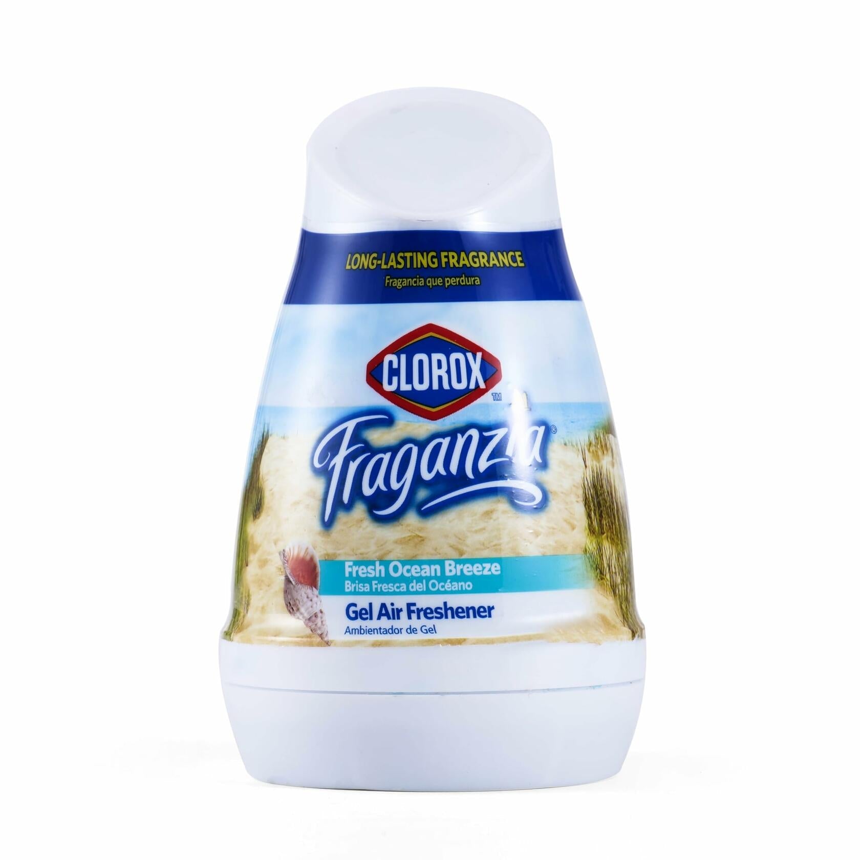 Clorox Fraganzia Cone Gel Air Freshener 6oz Fresh Ocean Breeze 1 Pack