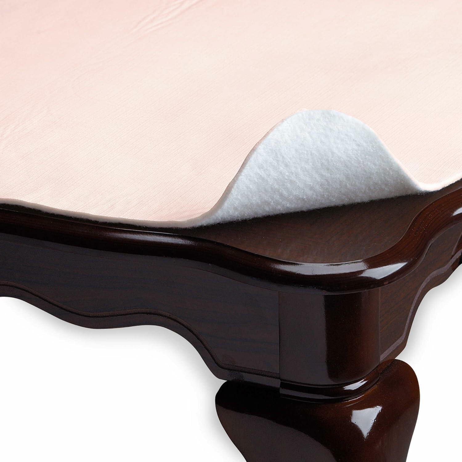 Yourtablecloth Deluxe Cushioned Heavy Duty Table Pad Pink Chablis 52x108