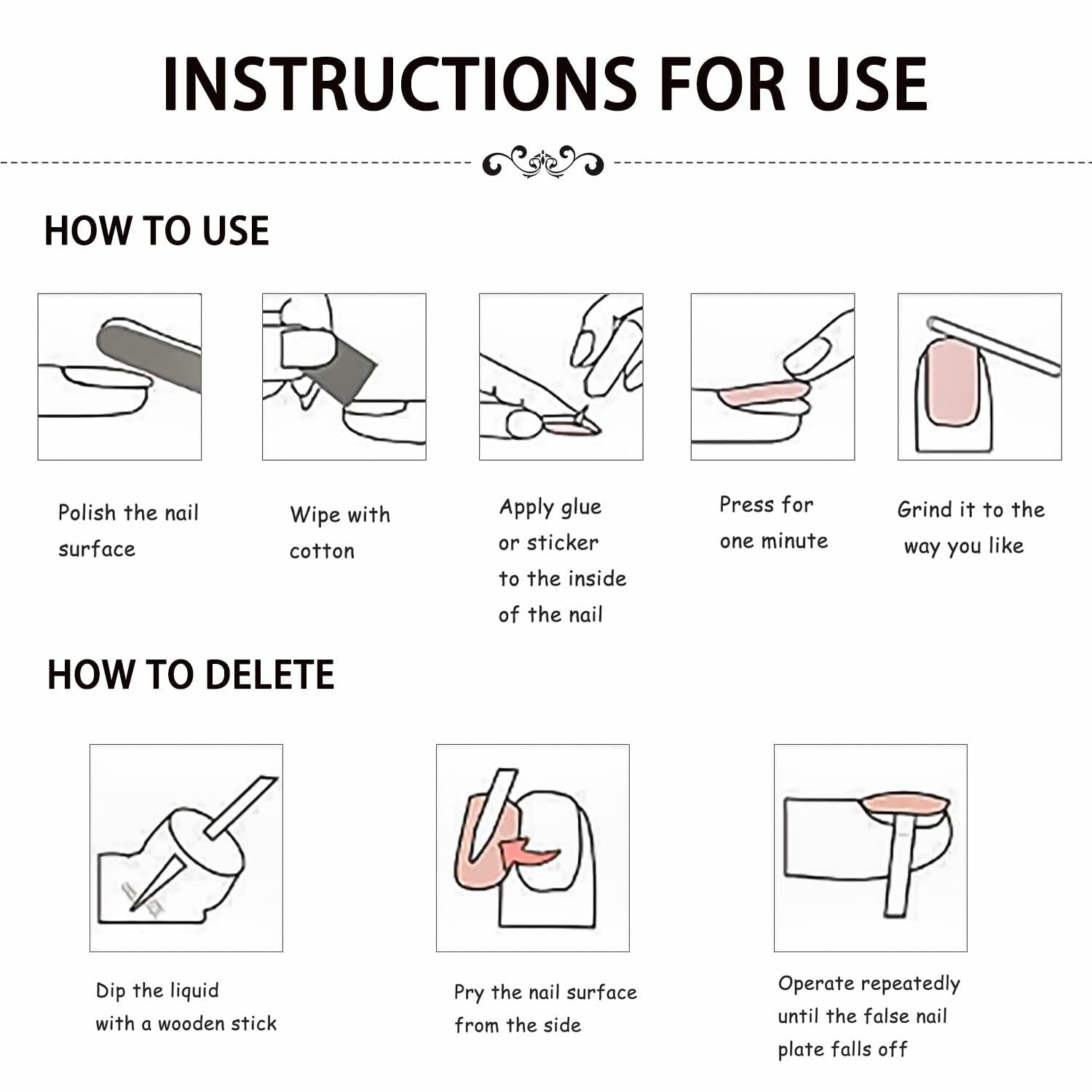 RIICFDD Summer Press On Nails Short Square Nude Pink Flower 24Pcs