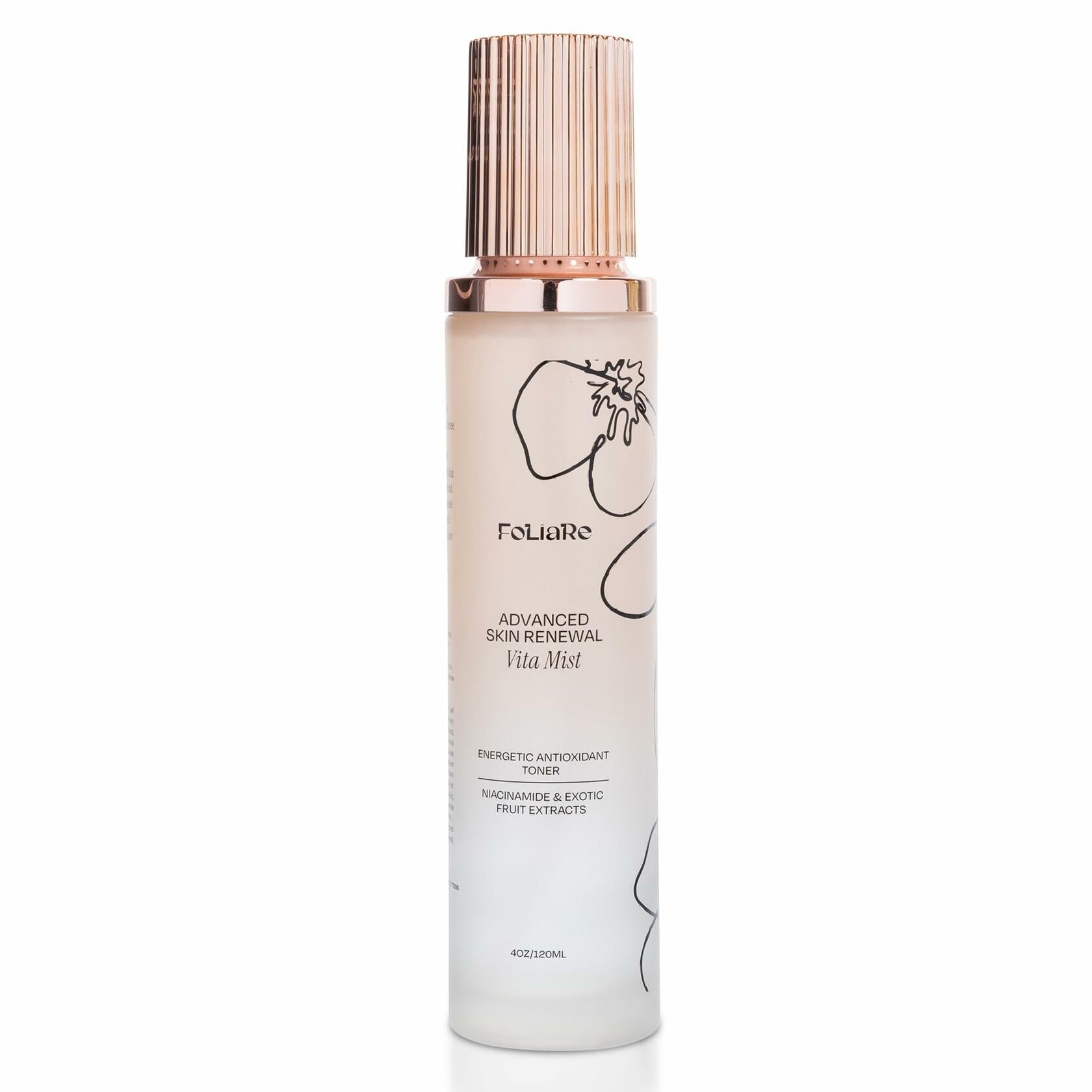 Foliare Skin Renewal Vita Mist Toner Niacinamide Spray Clear Antioxidants