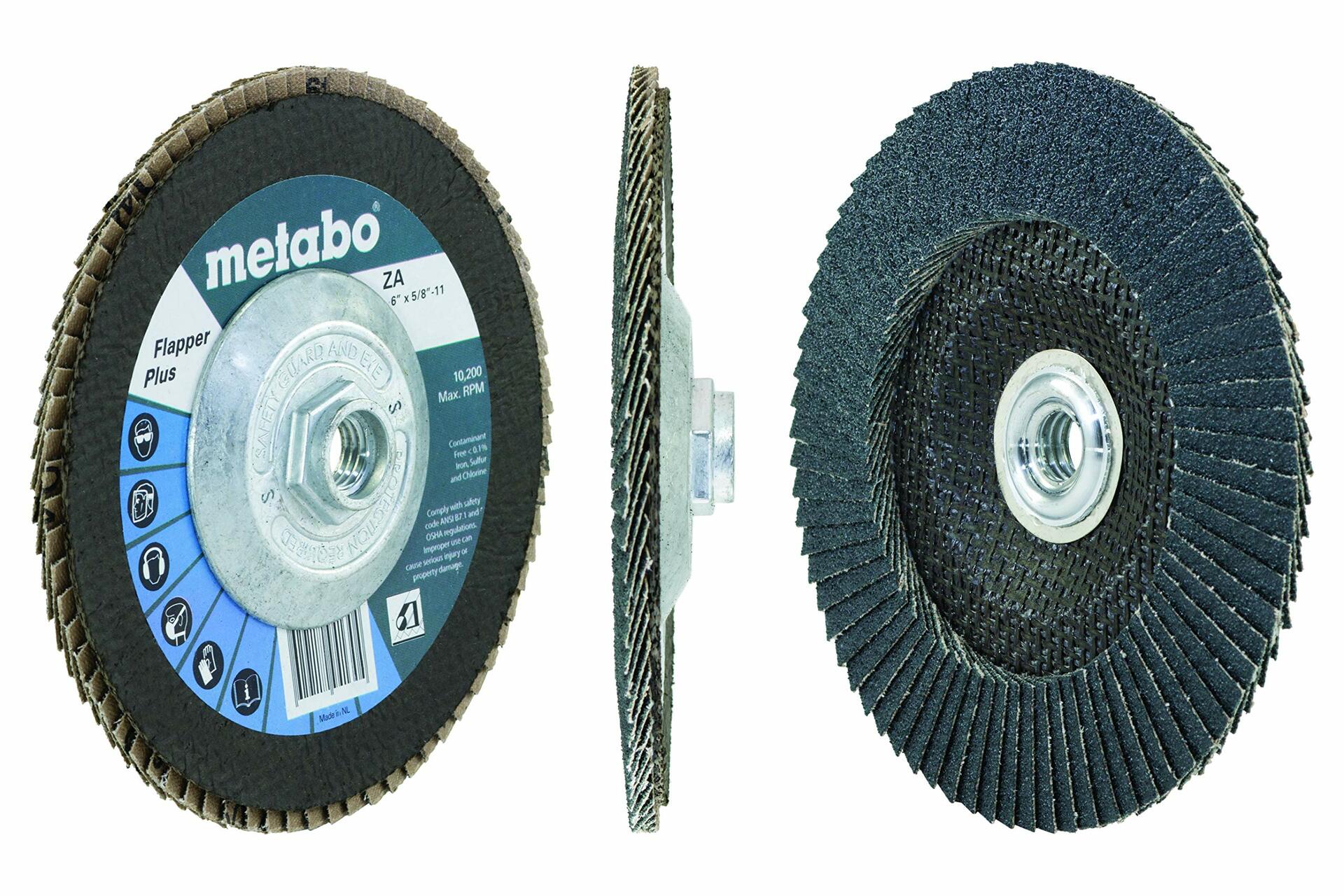 Metabo 6" Flapper Plus 60 5/8-11 T29 Fg 629413000