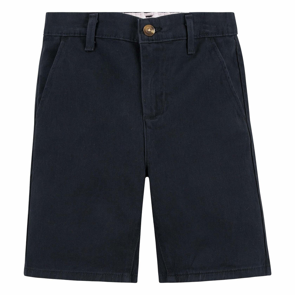 Levi Strauss Signature Girls Uniform Shorts Jet Black Size M