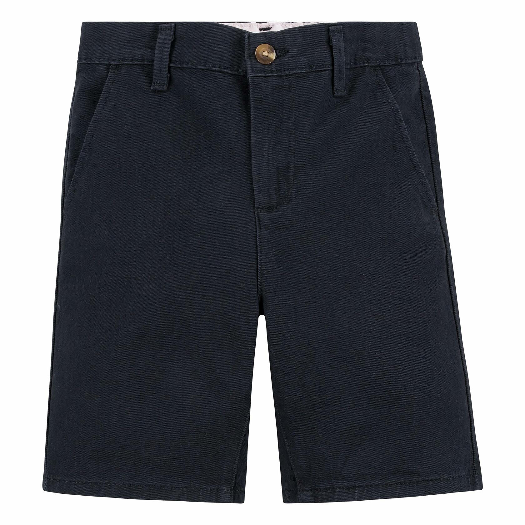 Levi Strauss Signature Girls Uniform Shorts Jet Black Size M