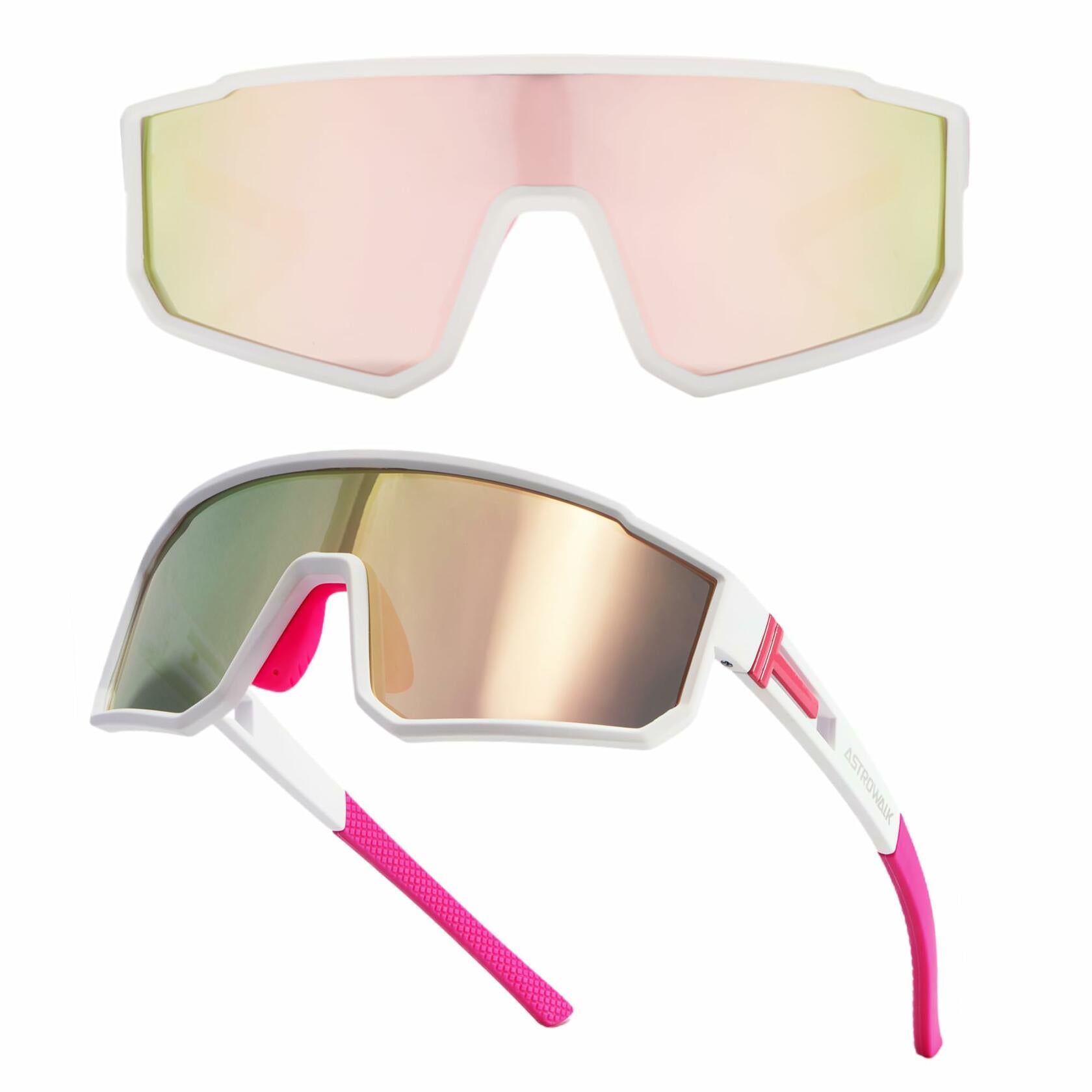 Generic Astrowalk Cycling Goggles UV Protection Multi-Sport Grey