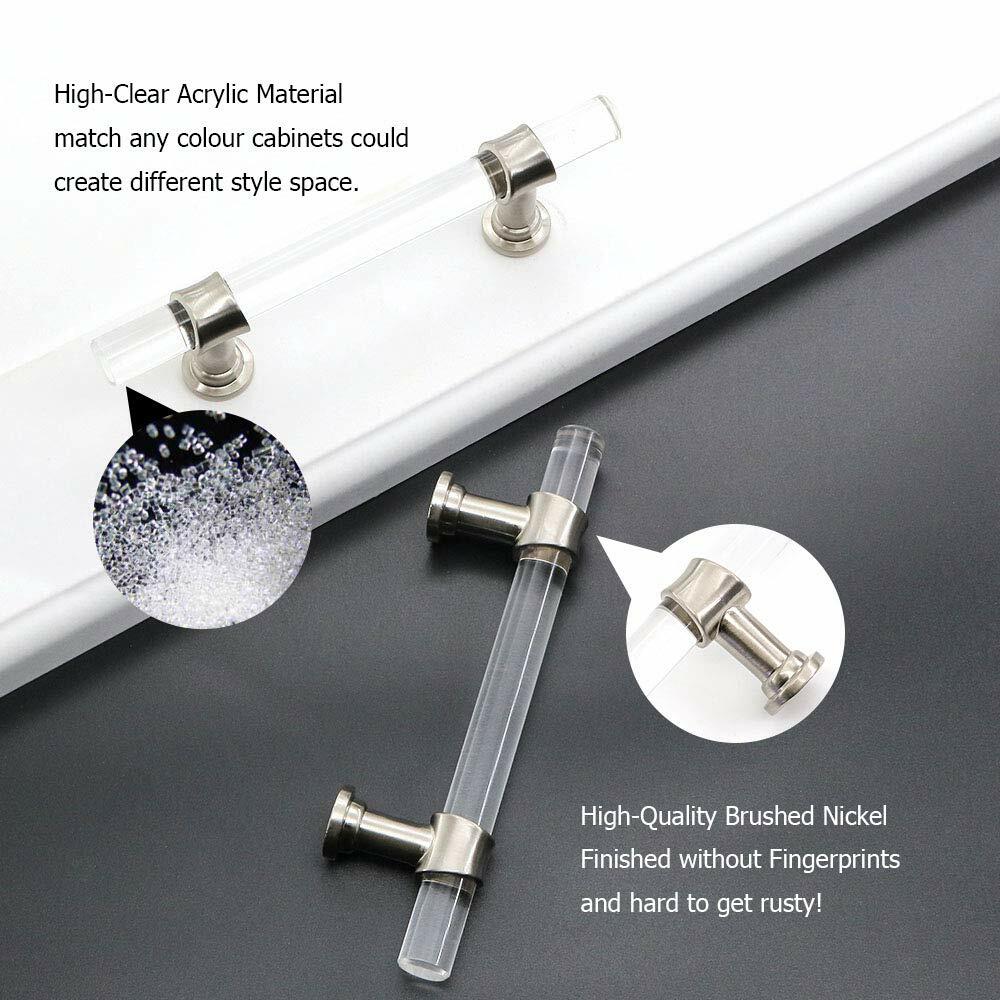 homdiy 10 Pack 5 Inch Cabinet Pulls Brushed Brass Gold Kitchen Handles