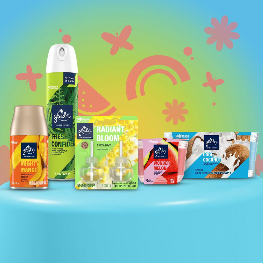Glade Automatic Spray Refill Radiant Bloom Scented Air Freshener 6.2 Oz