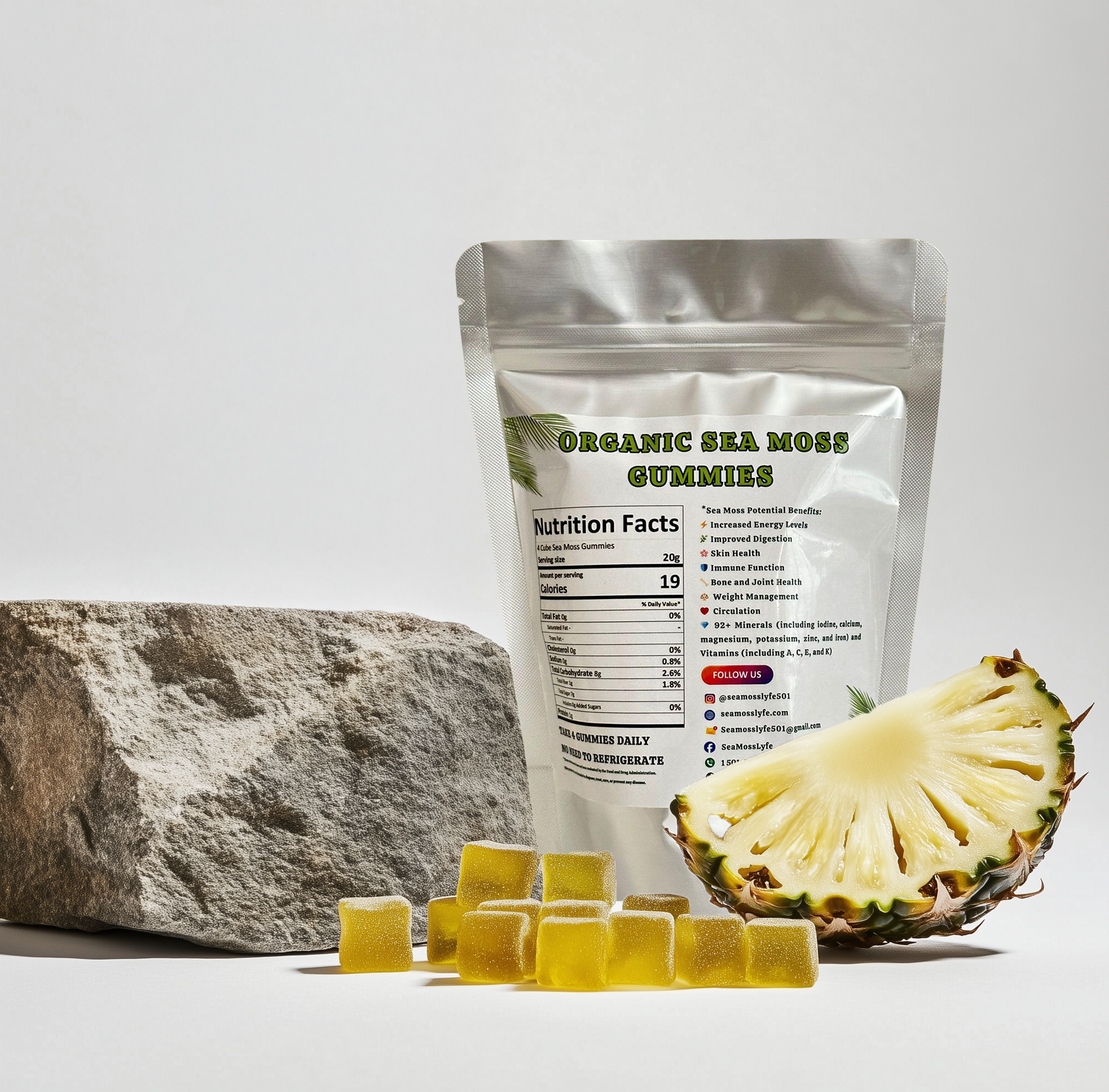 Tropical Tides Sea Moss Gummies 120 pack **30 Day Supply** - product image