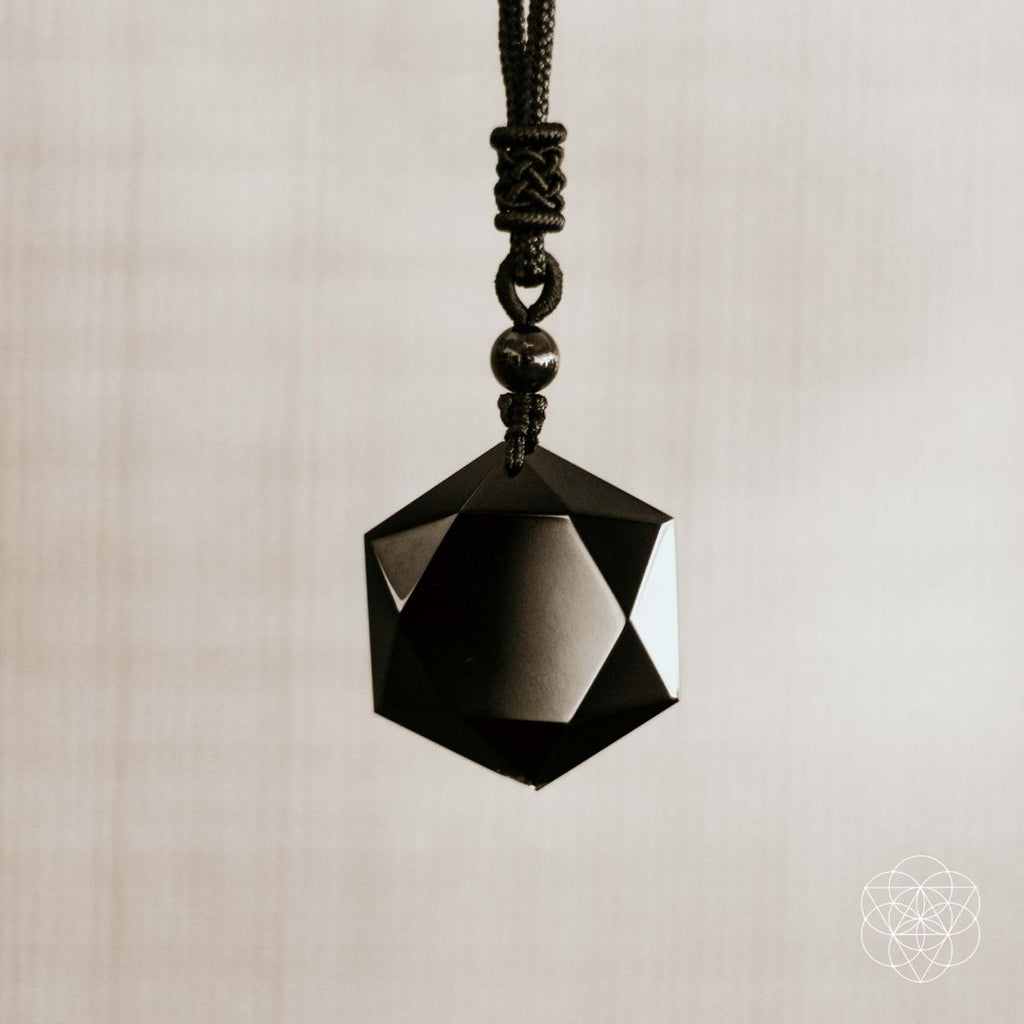 Premium Black Obsidian Talisman - Pendant Necklaces image