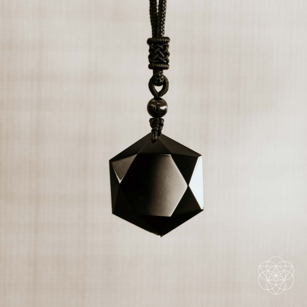 Premium Black Obsidian Talisman - Pendant Necklaces image