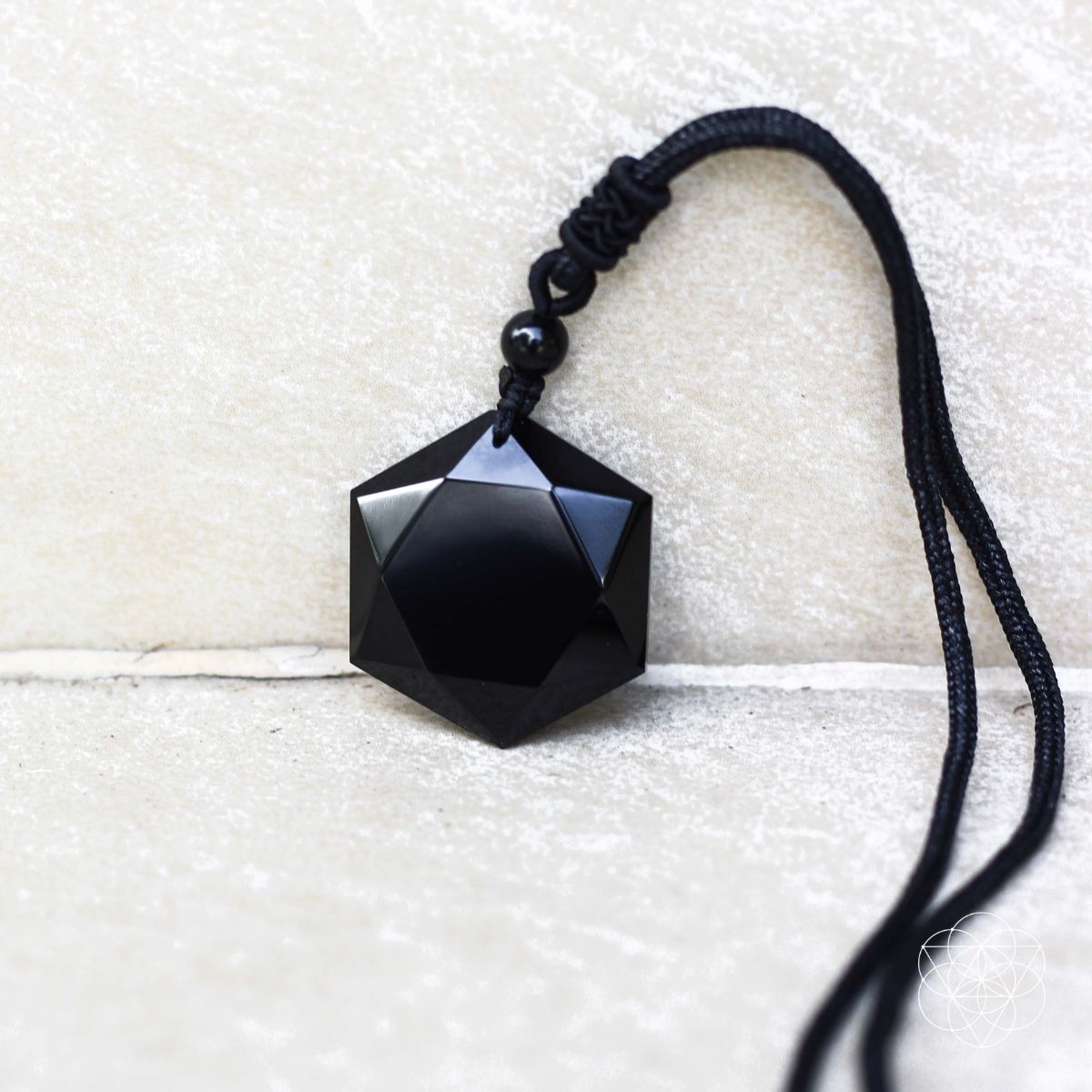 Premium Black Obsidian Talisman - Pendant Necklaces image