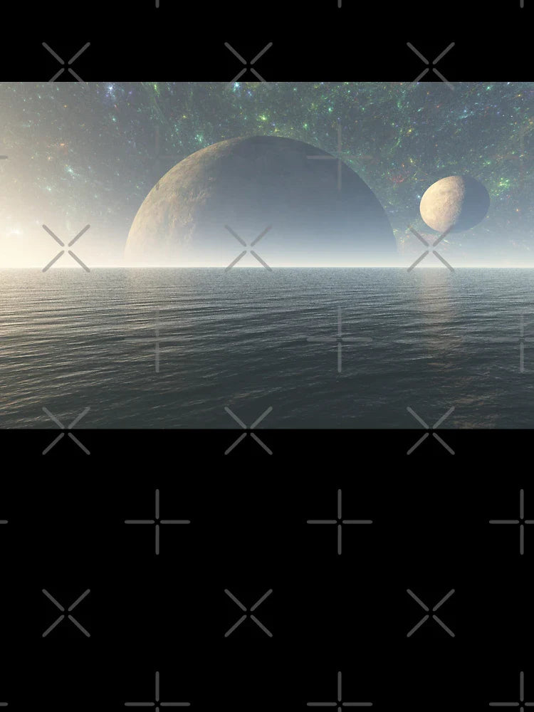 Alien Planet Ocean in Space