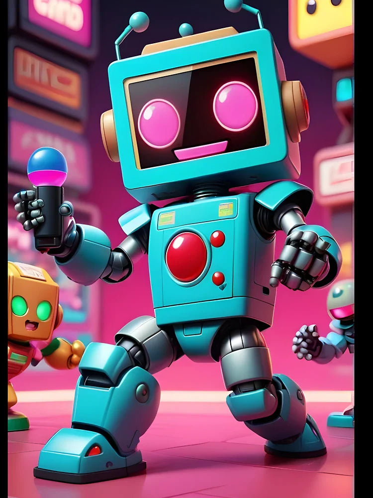 Cute Retro Robot