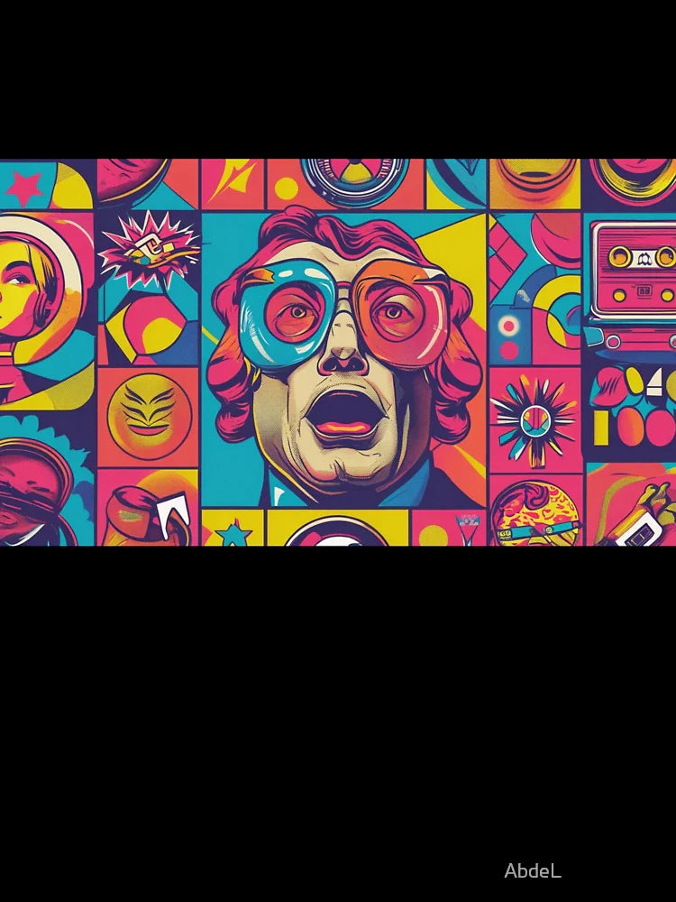 Pop Art Explosion Retro Vibes Tee
