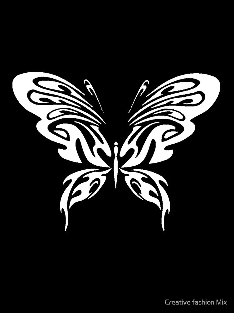 White Butterfly Tattoo