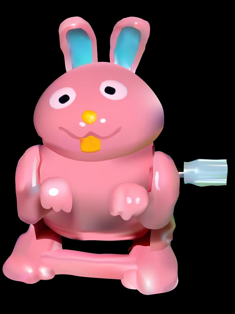 Pink Wind Up Bunny