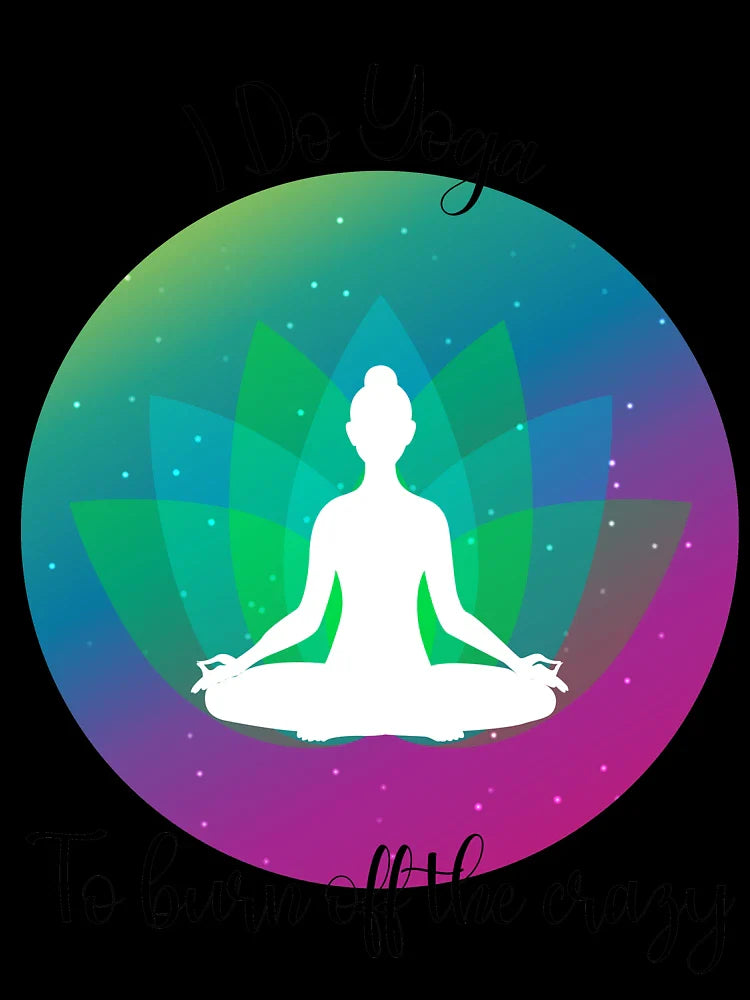 I do yoga to burn off the crazy silhouette