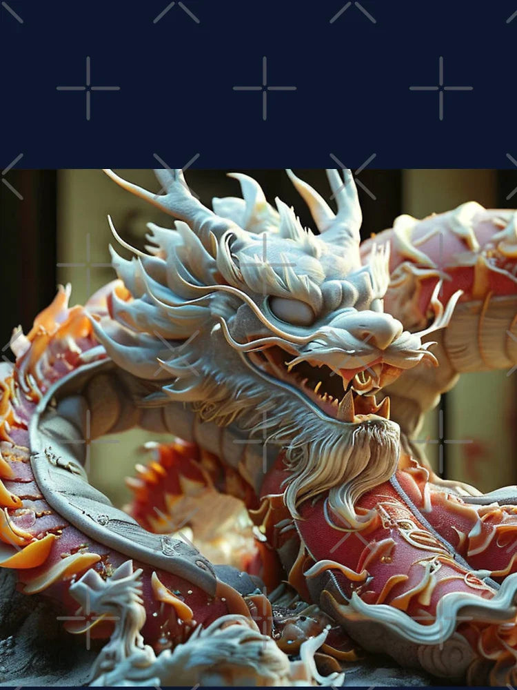 Unique Adorable White Dragon