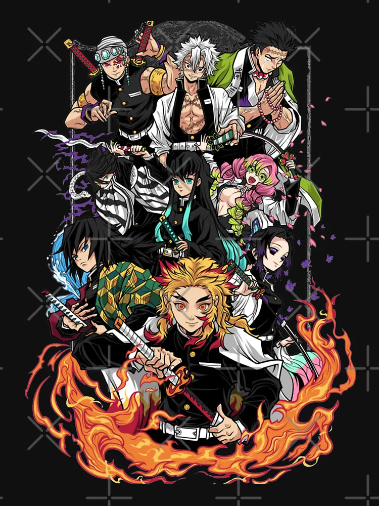 Hashira Demon Slayer T-Shirts Gift For Fans, For Men and Women