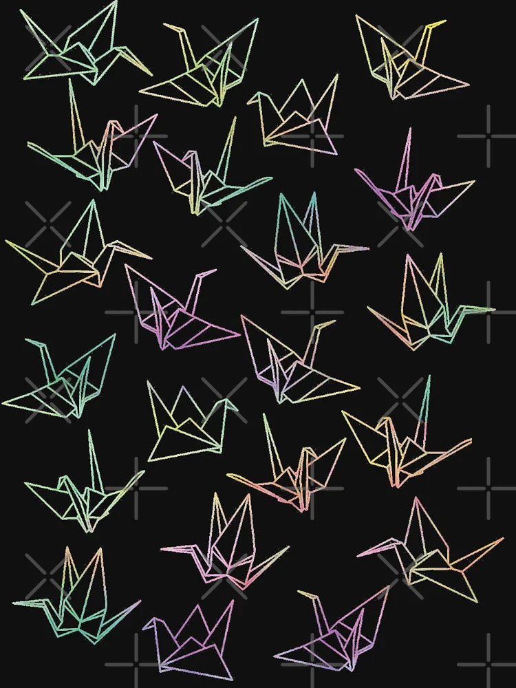 Crane Origami Universe Pattern — Type B