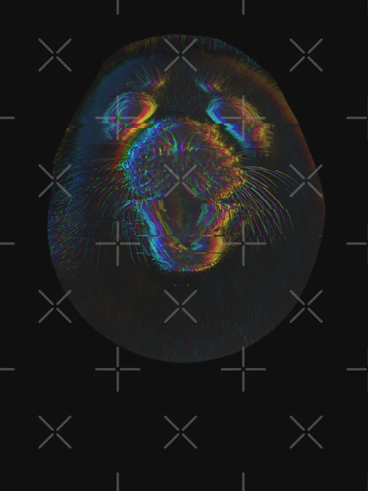 Glitched seal blob