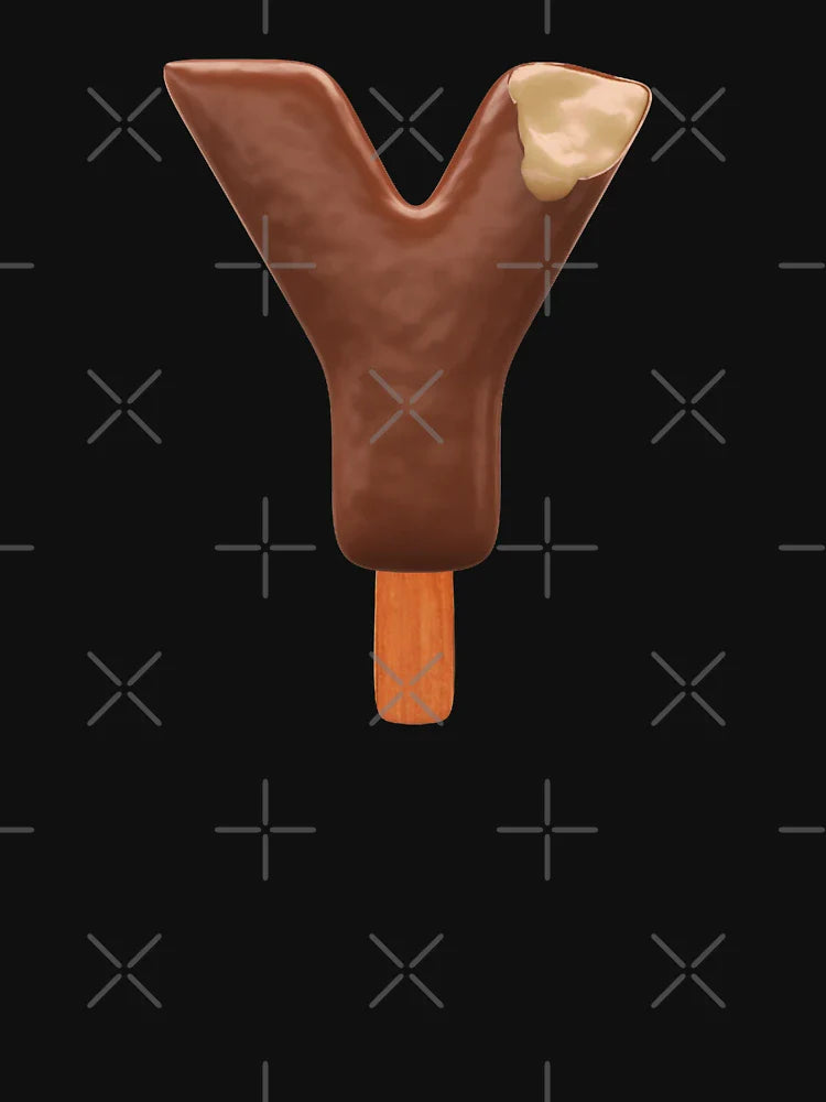Y Ice Cream Y Letter 3d Alphabet Chocolate