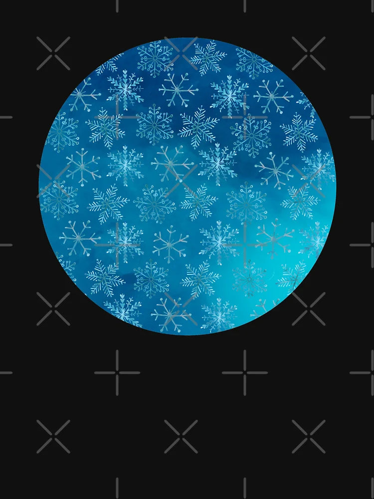 Falling Snowflakes Winter Wonderland Christmas Icicles Christmas Decoration