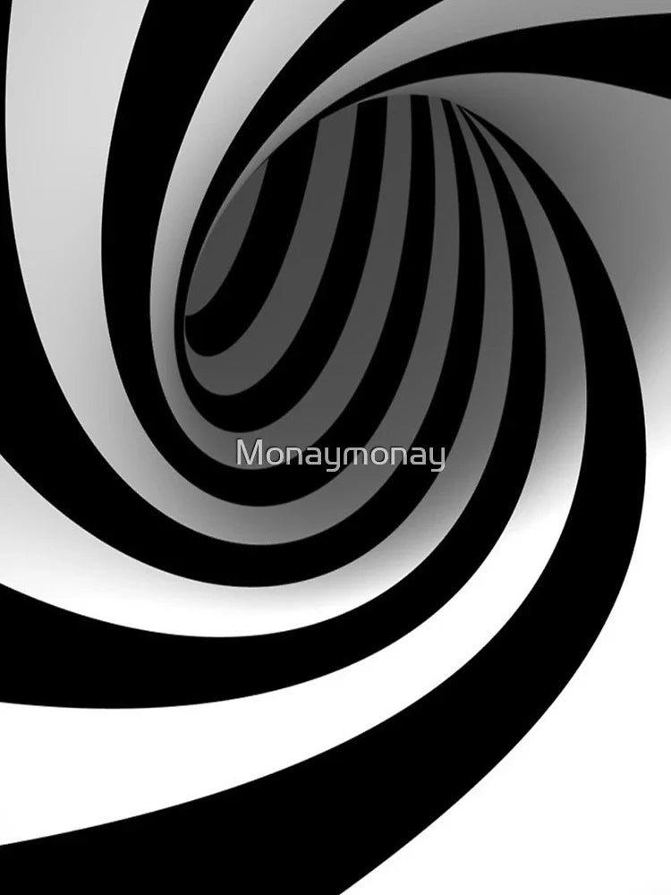 Optical Illusion spiral design